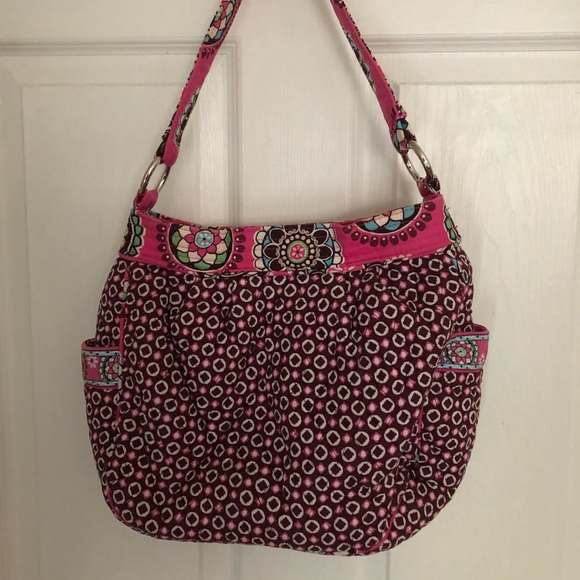Vera Bradley Handbags - 🎉SALE!!🎉 Vera Bradley Pink and Brown Satchel Handbag